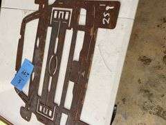 (2) STEEL CUTOUTS OF FORD & SUPER DUTY