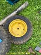 20X10.00X8 TIRE WITH RIM & (2) 23-9.50-12 WITRE WITH RIMS