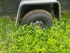 SINGLE AXLE 5LUG PINTLE HITCH TRAILER WITH SIDES