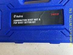 ASTRO COMBINATION RIVET NUT AND POP RIVET SETTER KIT-APPREARS TO BE UNUSED