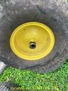 20X10.00X8 TIRE WITH RIM & (2) 23-9.50-12 WITRE WITH RIMS