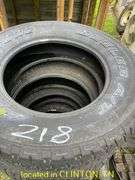 APPROX (17) USED TIRES AND MISC RIMS