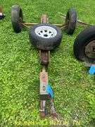MOTORCYCLE TRAILER WITH SPARE TIRE