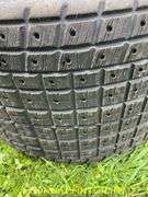 (2) HOOSIER 105/16.0-15 DIRT SLICKS WITH 8LUG RIMS
