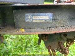 SINGLE AXLE 5LUG PINTLE HITCH TRAILER WITH SIDES