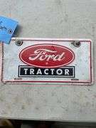 FORD TRACTOR LICENSE PLATE