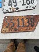 (2) TN 42 LICENSE PLATES