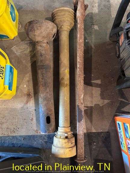 PTO 30" DRIVE LINE WITH PLASTIC COVER & METAL COVER