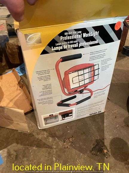 ELECTRIC SHOP LIGHT-UNTESTED