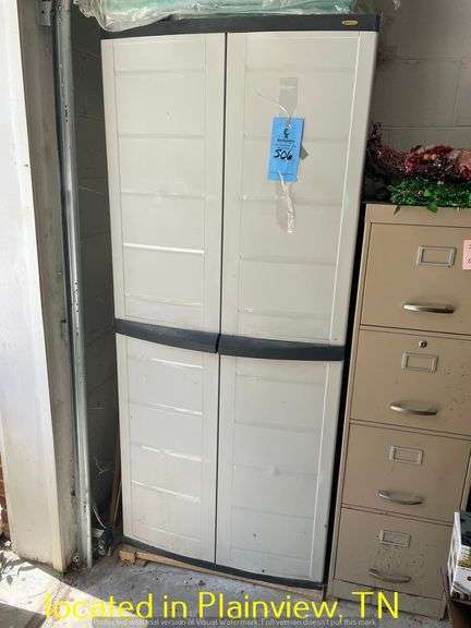 QTY (1) 30X70X18 PLASTIC CABINET