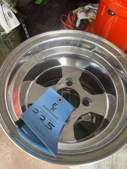 (2) 4LUG ALUMINUM RIMS 10X7