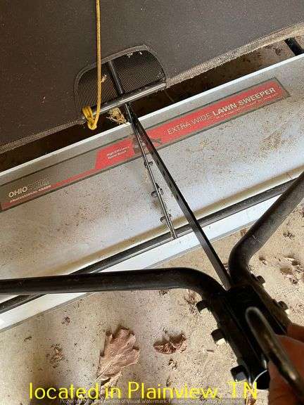 OHIO STEEL PROFESSIONAL GRADE 50" EXTRA WIDE LAWN SWEEPER