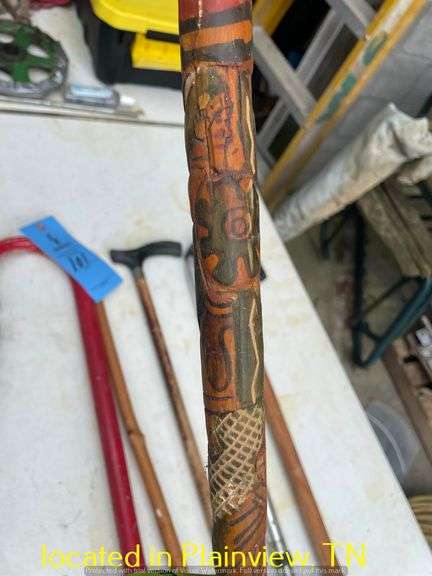 WOOD & METAL WALKING CANES