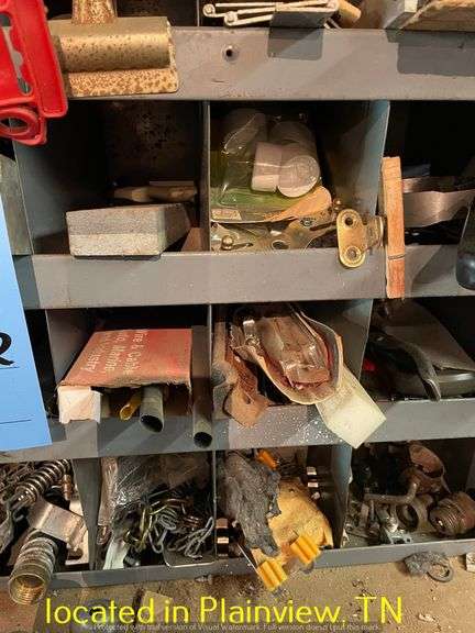 BOLT BIN WITH CONTENTS
