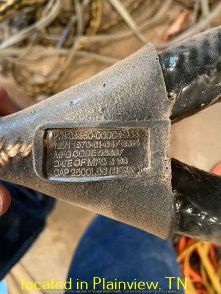 HD BRAIDED ROPE SLING 2500LB CAPACITY