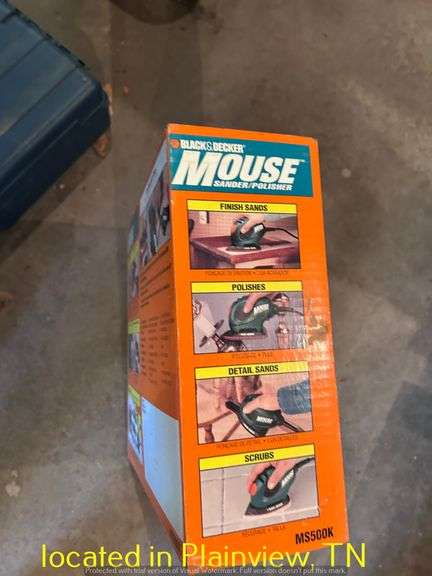 BLACK & DECKER MOUSE CORNER SANDER/POLISHER-UNTESTED