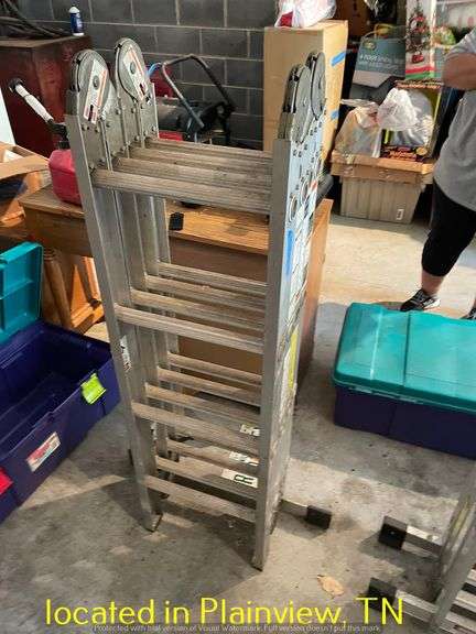 WERNER 16' MULTI-POSITIONAL ALUMINUM LADDER
