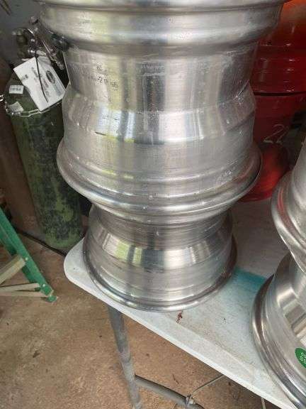 (2) 4LUG ALUMINUM RIMS 10X7