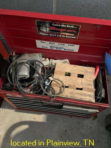 CRAFTSMAN 10DRAWER TOOLBOX AND MISC TOOLS/CONTENTS