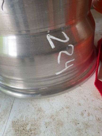 (2) 4LUG ALUMINUM RIMS 10X7
