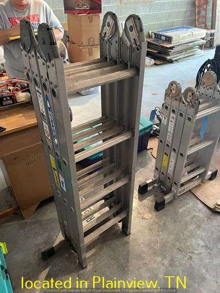WERNER 16' MULTI-POSITIONAL ALUMINUM LADDER
