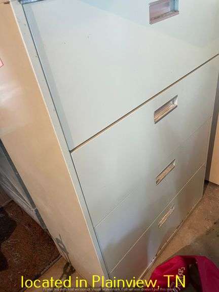 4DRAWER METAL FILING CABINET 51X36X19