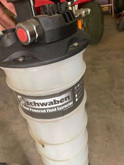 SCHWABEN 6L DUAL POWER FLUID EXTRACTOR & SCHWABEN 3L FLUID PUMP KIT