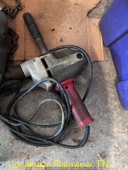 1/2" DRILL MOTOR/GRINDER/CHAINFALL
