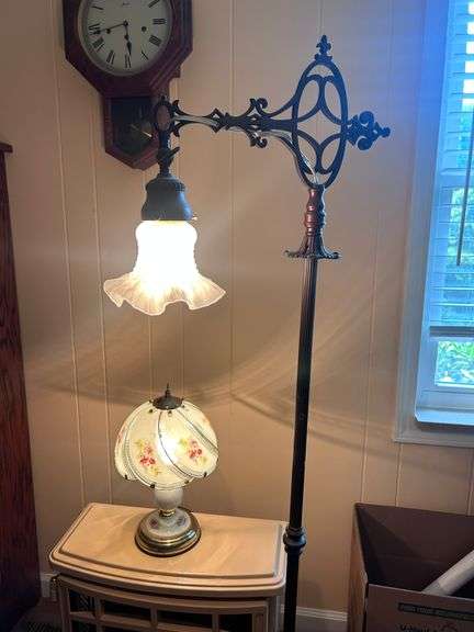 QTY (2) SIDE LAMPS & FLOOR LAMP