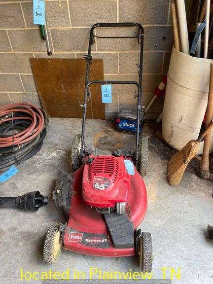 TORO 6.5HP PUSH MOWER-DID START AND RUN