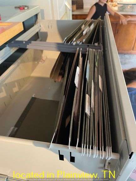 4DRAWER METAL FILING CABINET 51X36X19