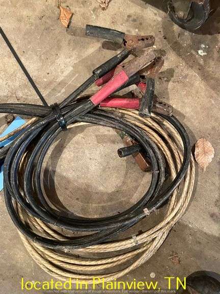 QTY (2) SETS OF JUMPER CABLES