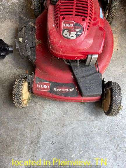 TORO 6.5HP PUSH MOWER-DID START AND RUN