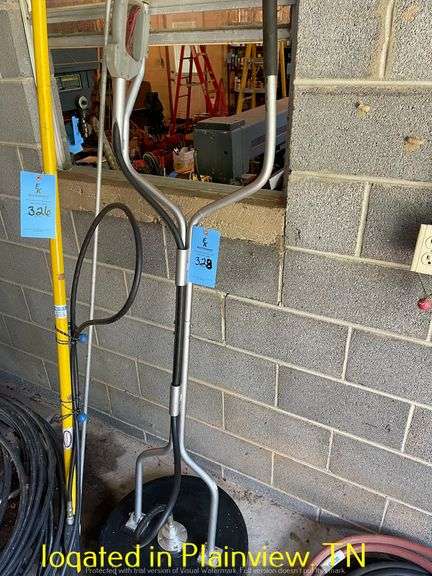 PRESSURE WASHER CONCRETE SCRUBBER