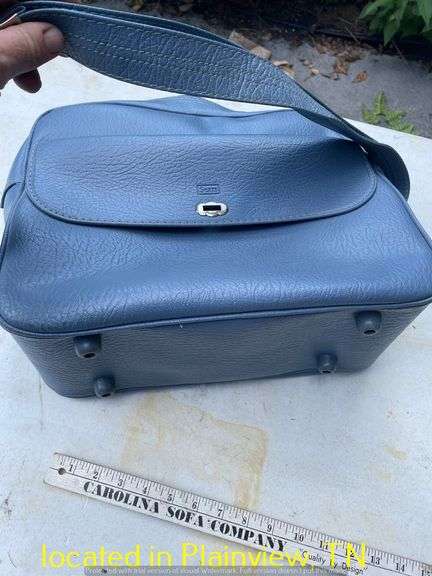 HARD TRAIN CASE & SEARS CARRY ON SHOLDER BAG-NEEDS CLEANED