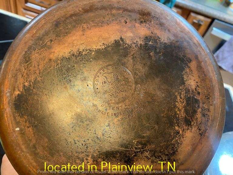 REVERE WARE COPPER CLAD SET