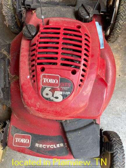 TORO 6.5HP PUSH MOWER-DID START AND RUN