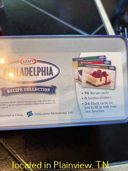 QTY (4)  UNOPENED RECIPE CARD SETS