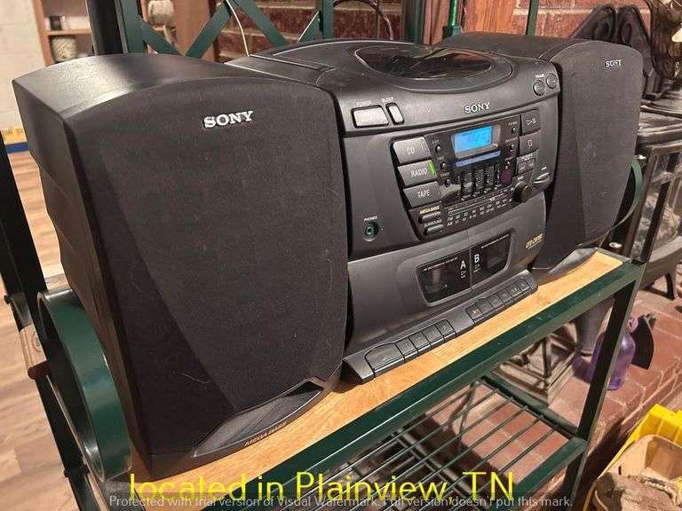 SONY RADIO/CD/CASSETTE-WORKS