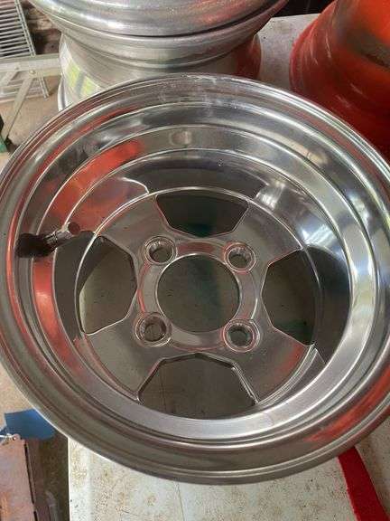 (2) 4LUG ALUMINUM RIMS 10X7