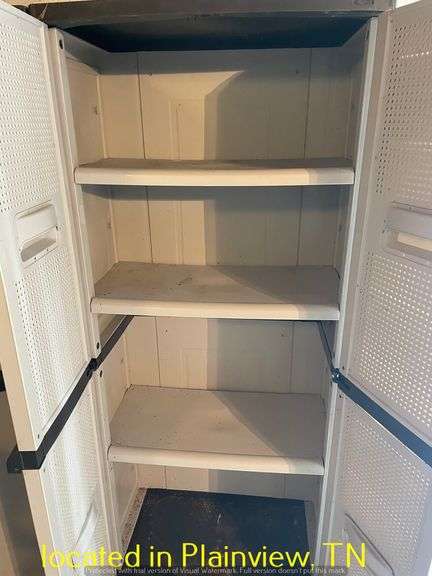 QTY (1) 30X70X18 PLASTIC CABINET