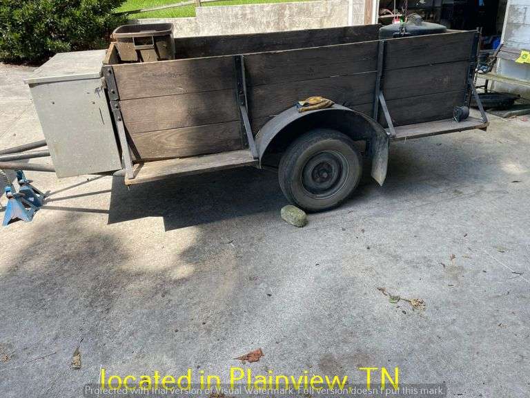 99"X50" TAGALONG TRAILER WITH SIDES