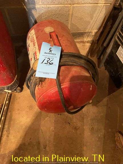 MIDWEST PORTABLE AIR TANK-UNTESTED