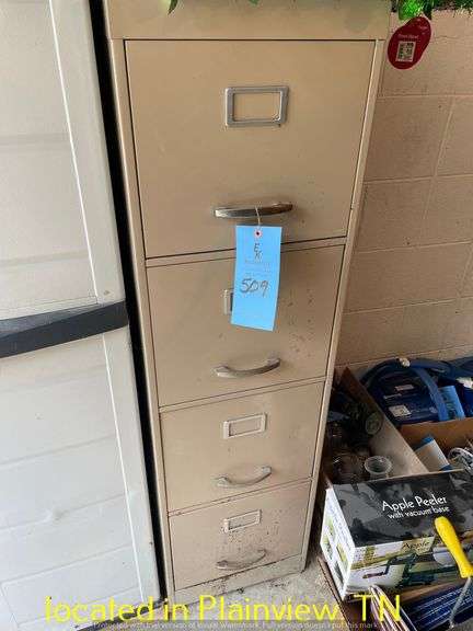 4SHELF METAL FILING CABINET 15X53X18