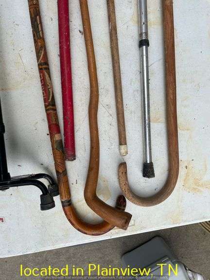 WOOD & METAL WALKING CANES