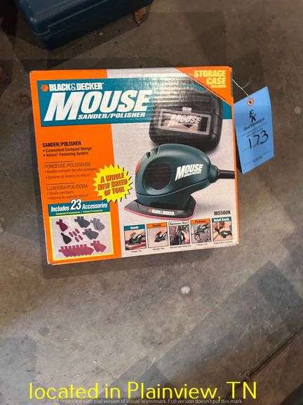 BLACK & DECKER MOUSE CORNER SANDER/POLISHER-UNTESTED