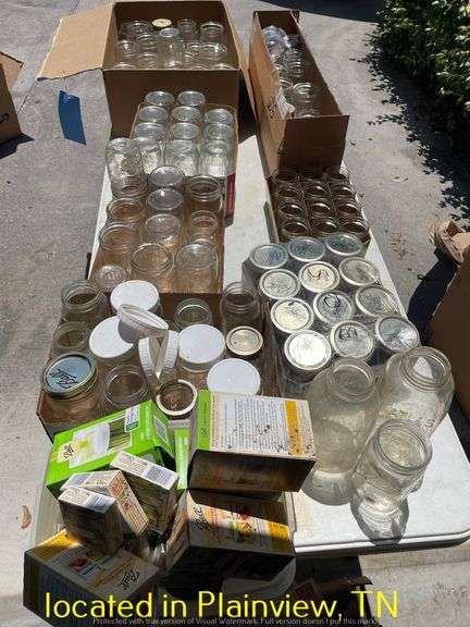 MISC CANNING JARS-ASST SIZES