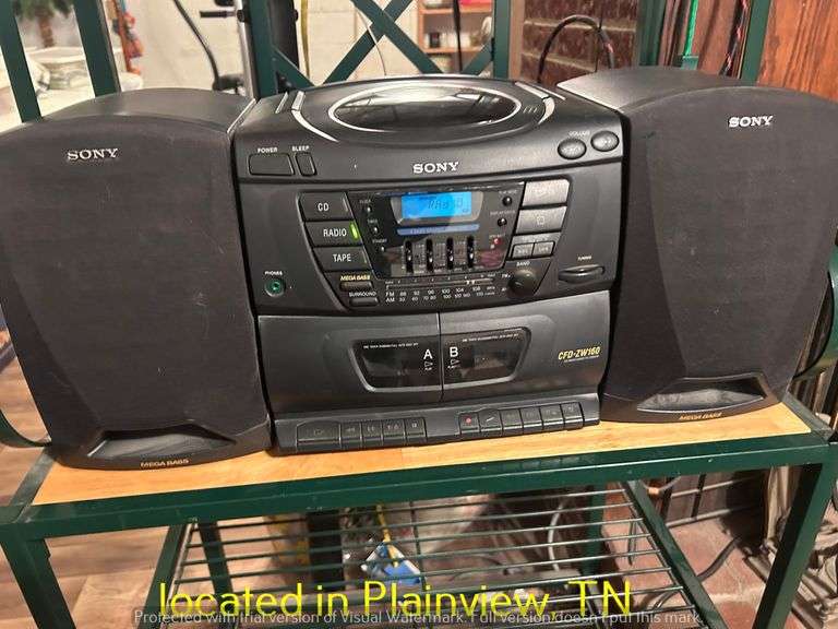 SONY RADIO/CD/CASSETTE-WORKS