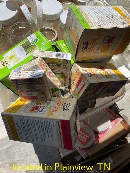 MISC CANNING JARS-ASST SIZES