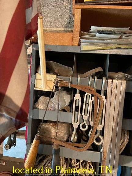 BOLT BIN WITH CONTENTS